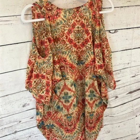 Show Me Your Mumu Peta-Boo Tunic in Santiago Sandstone - Picture 9 of 9